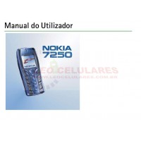 MANUAL DO USUARIO NOKIA 7250I USADO